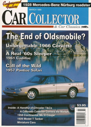 CAR COLLECTOR & CAR CLASSICS 1993 MAR - '66 CORVETTE, '61 CADDY, '57 SAFARI